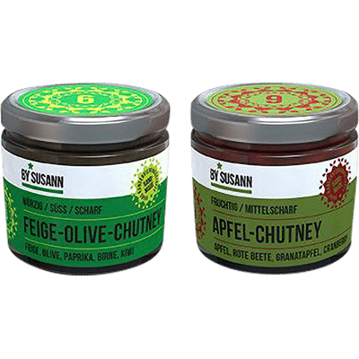 BySusann 2er Chutney Set - Feige-Olive & Apfel