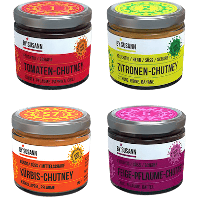 BySusann 4er Probier Chutney Set 3