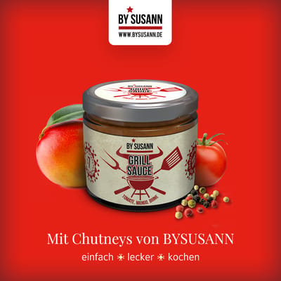 BySusann 2er Chutney Set Grill & Salat 2 - Grillsauce & Algen-Chutney