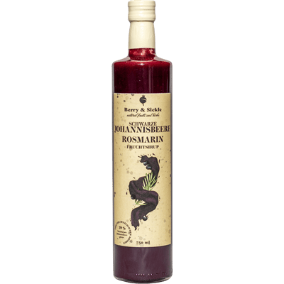 Berry & Sickle - Johannisbeere-Rosmarin Fruchtsirup