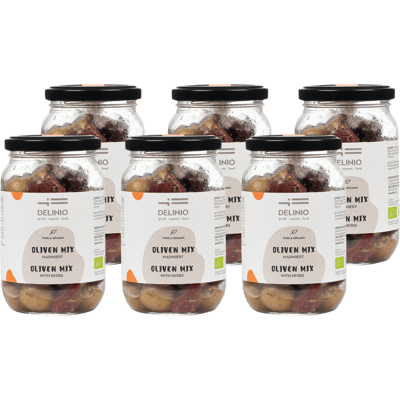 6x Bio Oliven Mix mariniert
