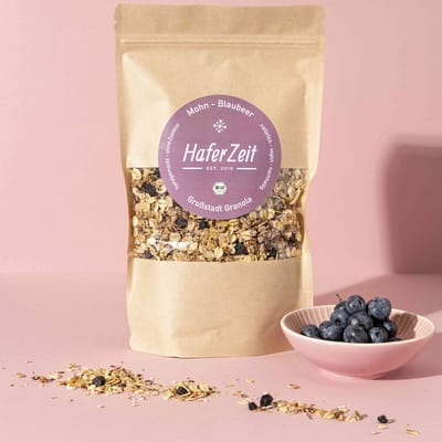 Bio Granola Mohn Blaubeer - Müslimischung