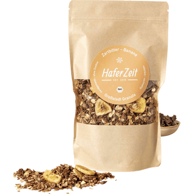 Bio Granola Zartbitter Banane - Müslimischung