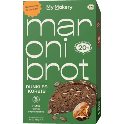 Maronibrot Dunkel Kürbis Bio Brotbackmischung