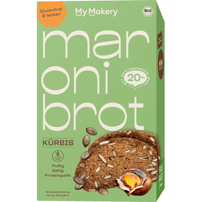 Maronibrot Kürbis Bio Brotbackmischung