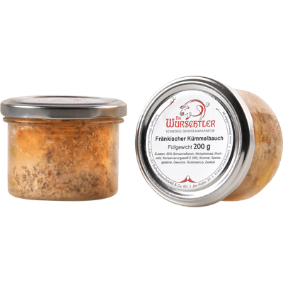 The Wurschtler Franconian caraway meat - sausage preparation