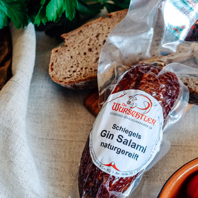 Die Wurschtler Gin Salami