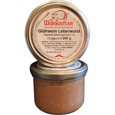Die Wurschtler Glühwein Leberwurst