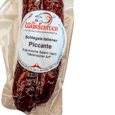 Die Wurschtler Salami Piccante - Schlegels Italiener mit Chili