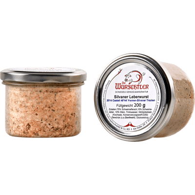 The Wurschtler Silvaner liver sausage