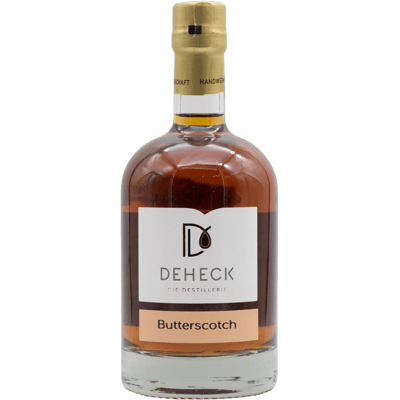Butterscotch liqueur with whisky