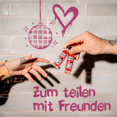 16x Kornfetti Himmi Minis - Himbeer-Limetten-Likör
