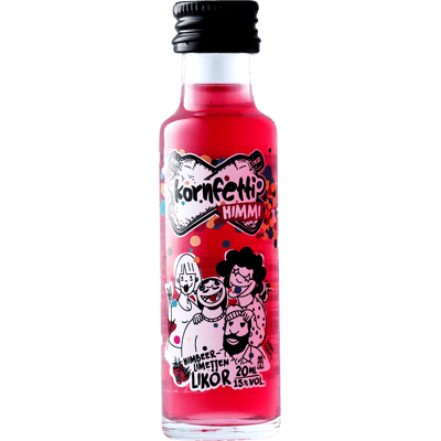 16x Kornfetti Himmi Minis - Himbeer-Limetten-Likör