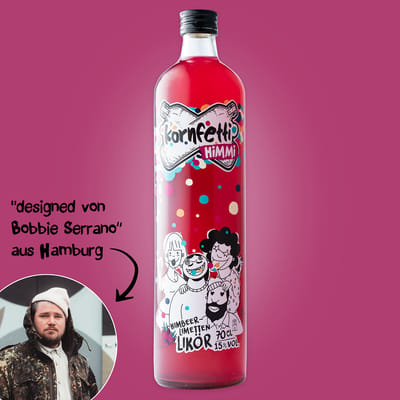 Kornfetti - Himmi - Himbeer-Limetten-Likör