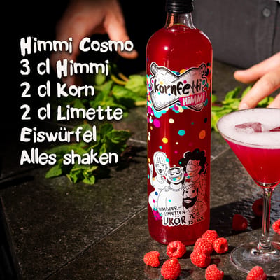 Kornfetti - Himmi - Himbeer-Limetten-Likör