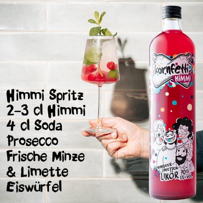 Kornfetti - Himmi - Himbeer-Limetten-Likör