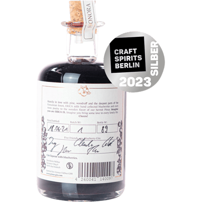 ERICA IX Blueberry Gin - Gin liqueur