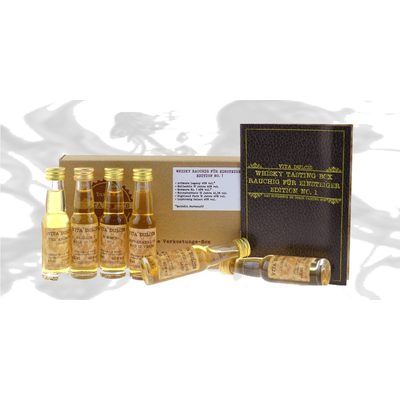 Vita Dulcis Whisky Tasting Box smoky for beginners (6x Whisky Minis)