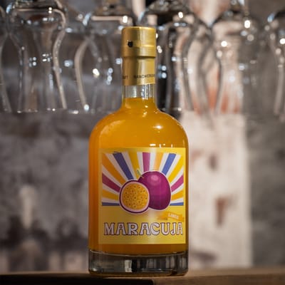 Passion fruit lime liqueur