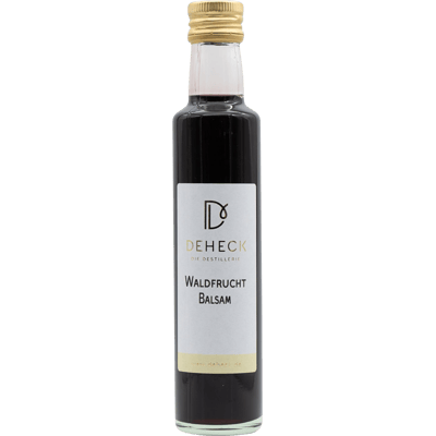 Forest fruit balsamic vinegar preparation