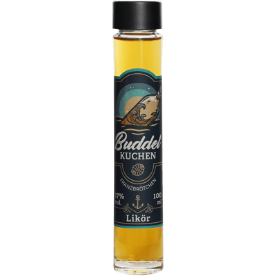 Buddelkuchen Franzbrötchen liqueur tasting bottle