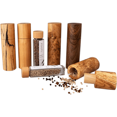 Gewürzmühle aus Holz