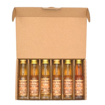Vita Dulcis Whisky Tasting Box Schottland für Einsteiger (6x Whisky Minis)
