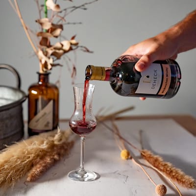 Wild cherry liqueur with whisky