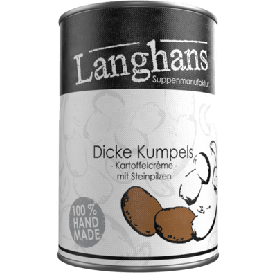 Dicke Kumpels Kartoffel Crèmesuppe mit Steinpilzen