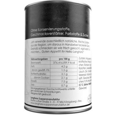 Jägerlatein Wildconsommé mit Hirschkalbklößchen