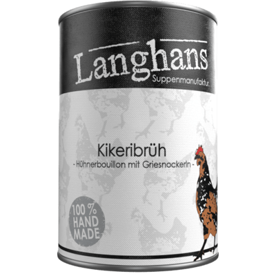 Kikeribrüh Hühnerbouillon mit Griesnockerln