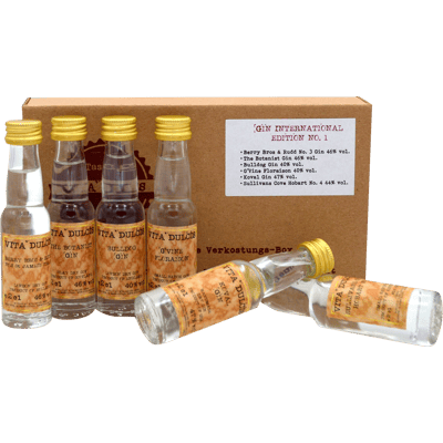 Gin Tasting Set | Gift Set | Tasting Set: International (6x Gin Minis) | Vita Dulcis