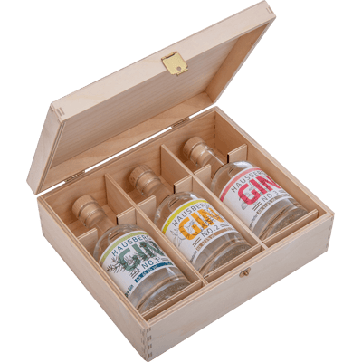 Hausberg 3er Gin Tasting Box (3x New Western Dry Gin)