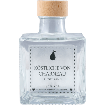 "Delicious from Charneau" single-variety pear brandy