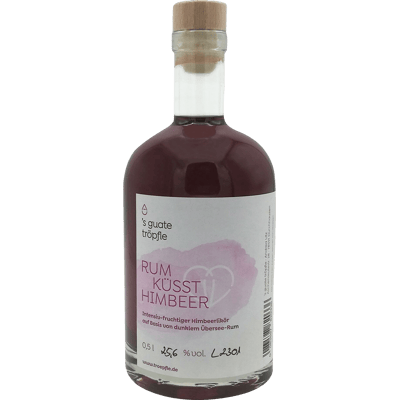 Rum kisses raspberry liqueur