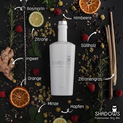 SHADOWS Gin iced - London Dry Gin