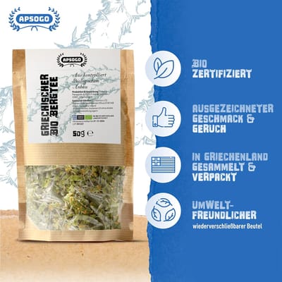 APSOGO Griechischer Bio Bergtee