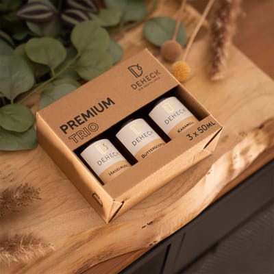 Deheck Likör Topseller Trio (1x Butterscotch mit Whisky + 1x Haselnuss + 1x Karamell mit Rum)