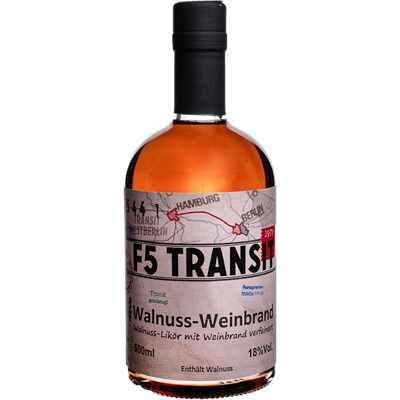Walnut brandy liqueur No. 5544 - F5-Transit - Transit schnapps