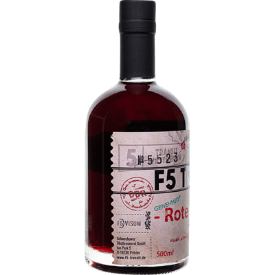 Red fruit jelly liqueur No. 5523 - F5-Transit - Transit schnapps