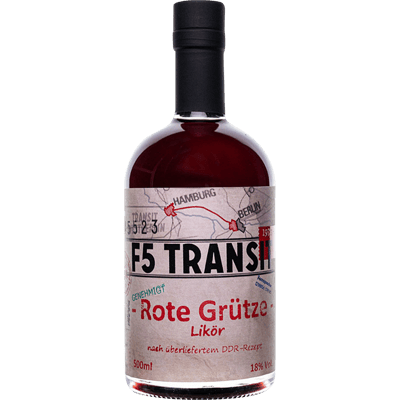 Red fruit jelly liqueur No. 5523 - F5-Transit - Transit schnapps