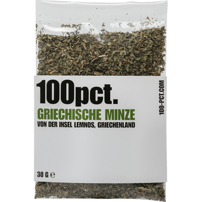 100pct. Griechische Minze