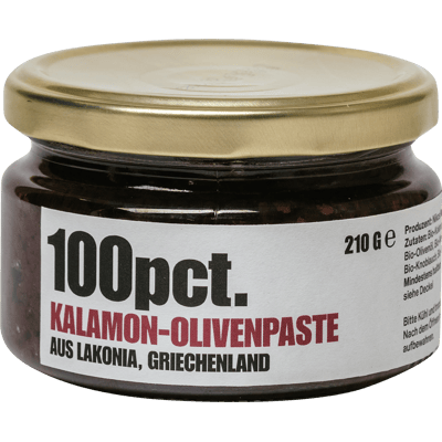 100pct. Kalamon olive paste