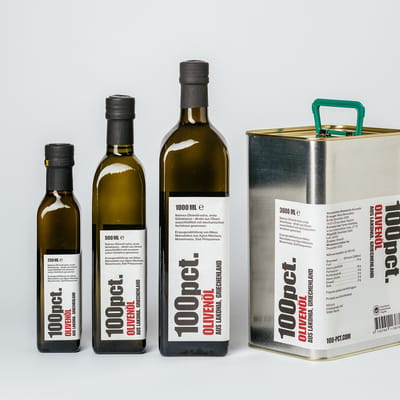 100pct. Greek olive oil - extra virgin