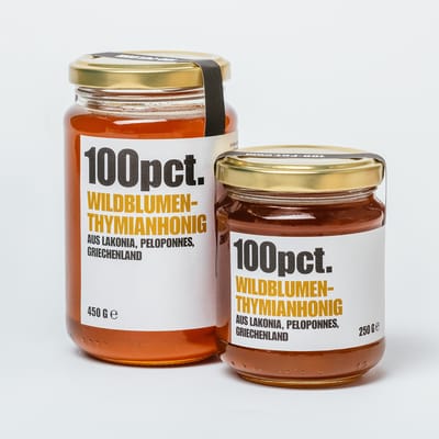 100pct. Wildblumen-Thymian Honig aus Griechenland