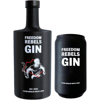 FREEDOM REBELS Collector´s Set with Glass (1x London Dry Gin + 1x Glas)