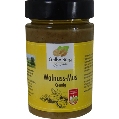 Manufaktur Gelbe Bürg Walnussmus cremig