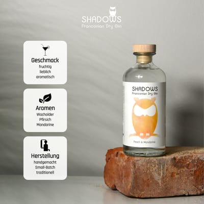 SHADOWS Gin Peach & Mandarin