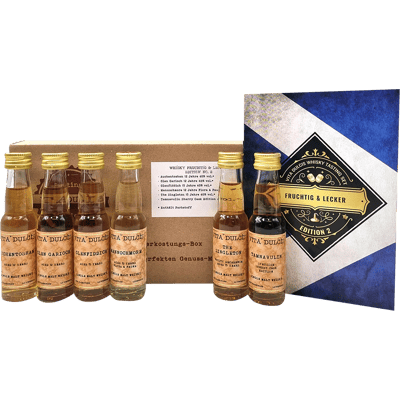 Whisky Tasting Set | Gift Set | Tasting Set: Fruity & Delicious Edition No. 2 (6x Whisky Minis) | Vita Dulcis