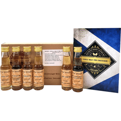 Whisky Tasting Set | Gift Set | Tasting Set: Single Malt for Beginners Edition No. 2 (6x Whisky Minis) | Vita Dulcis